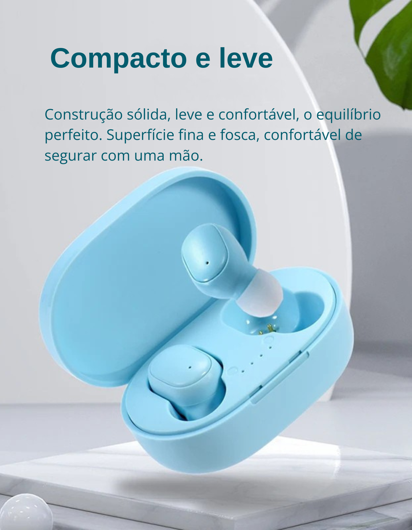 Fone de Ouvido Bluetooth A6S TWS Headset Sport.